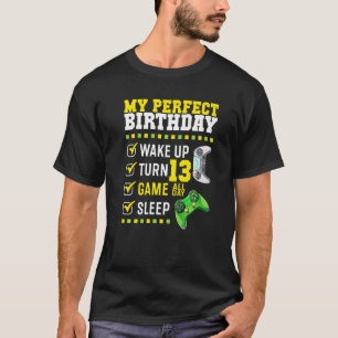 T-shirt 13ème anniversaire de fête Parfait pour le joueur