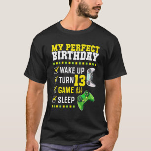 T-shirt 13ème anniversaire de fête Parfait pour le joueur