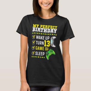 T-shirt 13ème anniversaire de fête Parfait pour le joueur