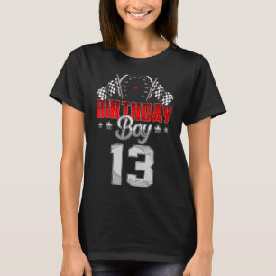 T-shirt 13ème anniversaire mignon garçon 13 ans de course