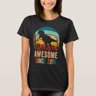 T-shirt 13ème Anniversaire rétro Dinosaur T Rex Garçons st
