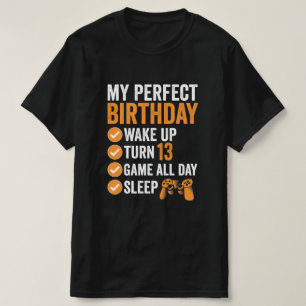 T-shirt 13ème Tour 13 Mon Anniversaire Parfait De Jeux