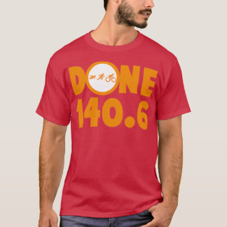 T-shirt 1406 Triathlon Cycle Run Swim Finisher Drôle Cadea