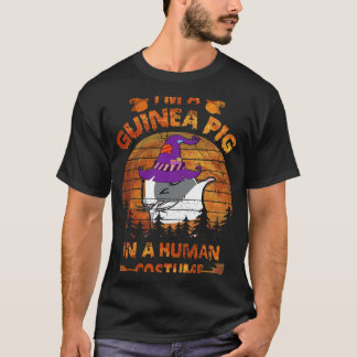 T-shirt 142 Costume Halloween Cochon De Guinée Pour Humain