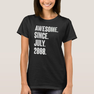 T-shirt 14 Ans 14 Anniversaire Awesome depuis Juillet 2000