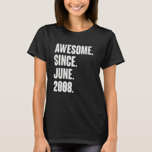 T-shirt 14 Ans 14 Anniversaire Awesome depuis Juin 2000