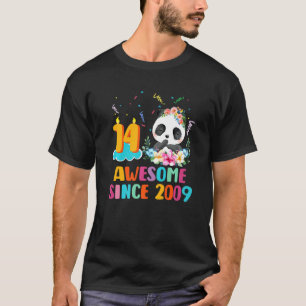 T-shirt 14 Ans Awesome depuis 2009 14e Anniversaire Panda