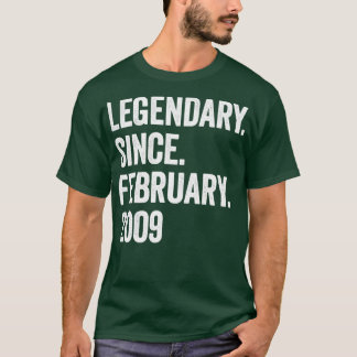 T-shirt 14 ans de légende depuis février 2009 14e annivers