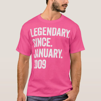 T-shirt 14 ans de légende depuis janvier 2009 14 ans