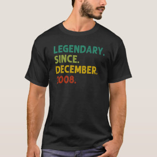 T-shirt 14 Ans Légende depuis décembre 2008 14e Birt