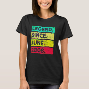T-shirt 14 Ans Légende Vintage depuis Juin 2008 14ème B