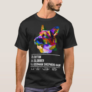 T-shirt 14 Coton Bavure Berger Allemand cheveux