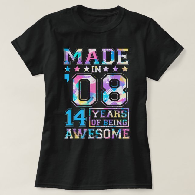 T-shirt 14 Year Old Girl (Design devant)