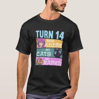 T-shirt 14E Annime Pajamas I Pet Cats