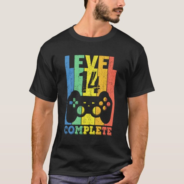 T-shirt 14E Anniversaire Garçons Filles 14 Ans Anniversair (Devant)