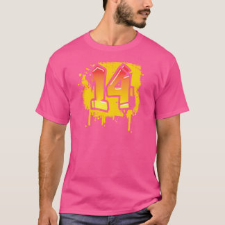 T-shirt 14E Anniversaire Présents Ados Garçons filles Cool