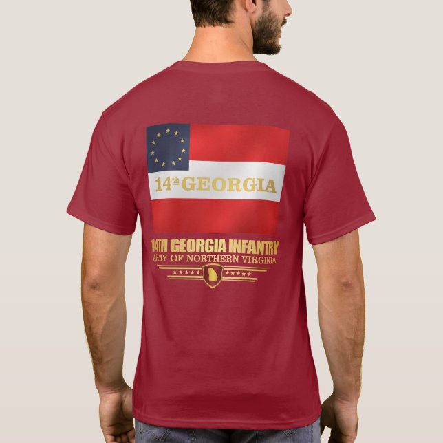 T-shirt 14e infanterie de Géorgie (Dos)