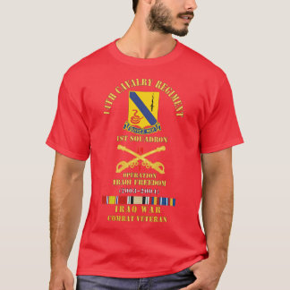 T-shirt 14e Régiment de cavalerie w Cav Br 1er Escadron OI