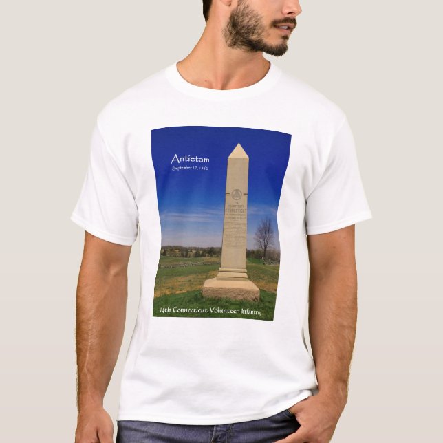 T-shirt 14ème Infanterie volontaire du Connecticut - (Devant)