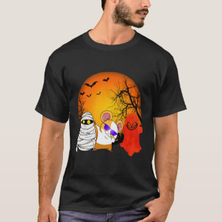 T-shirt 154 Citrouille d'Halloween de cochon de Guinée
