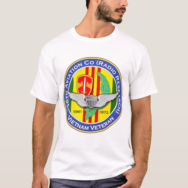 T-shirt 156th Avn Co rr 3b - asa Vietnam (Devant)
