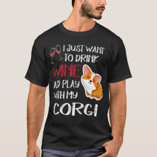 T-shirt 157 Je Veux Juste Boire Du Vin