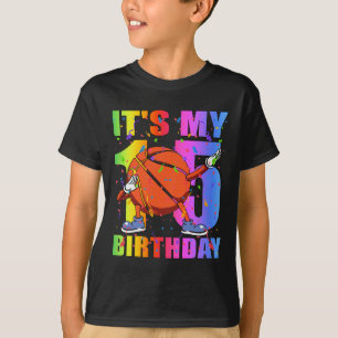 T-shirt 15 ans 15e Basketball Anniversaire Thème B