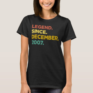 T-shirt 15 Ans Légende depuis décembre 2007 15e Birt