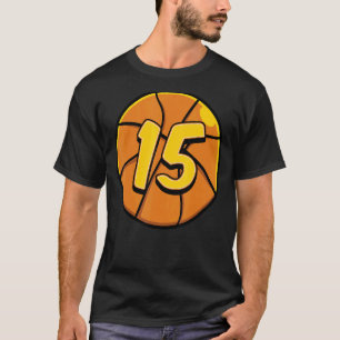 T-shirt 15 Basketball Anniversaire Thème Anniversaire Part