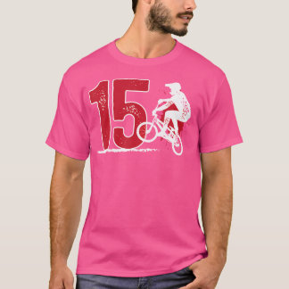 T-shirt 15E Anniversaire Bmx Garçon Quinze Anniversaire Bm