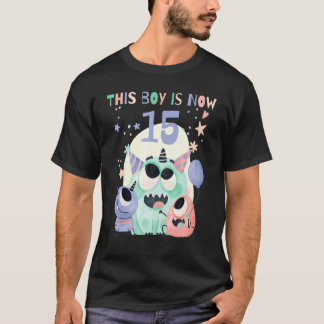 T-shirt 15e anniversaire Ce garçon a maintenant 15 ans
