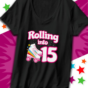 T-shirt 15e anniversaire Roller Patinage 15 ans