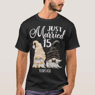T-shirt 15ème anniversaire de Mariage Marié 15 ans