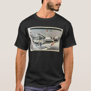T-shirt 16. 蒲原宿, 広重 Kanbara-juku, Hiroshige, Ukiyo-e