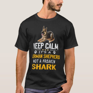 T-shirt 16 Gardez votre calme C'est un Berger Allemand pas