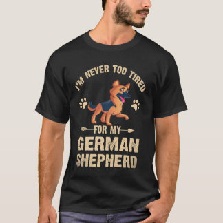 T-shirt 16 Je ne suis jamais trop fatigué pour mon berger 