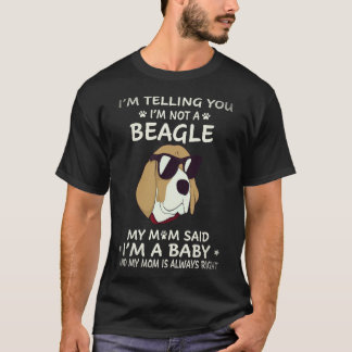 T-shirt 16 Je vous dis que je ne suis pas un Beagle