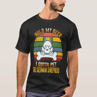 T-shirt 16 Tiens ma bière, je dois caresser ce berger alle