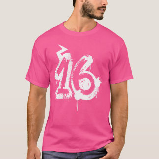 T-shirt 16E Anniversaire Présents Ados Garçons Filles Cool