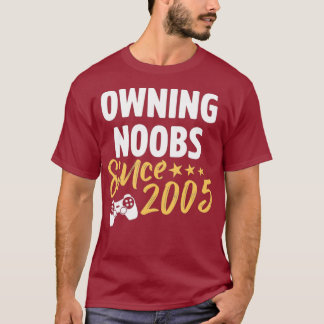T-shirt 16e anniversaire s 2005 Girls Boys Gamer Gaming