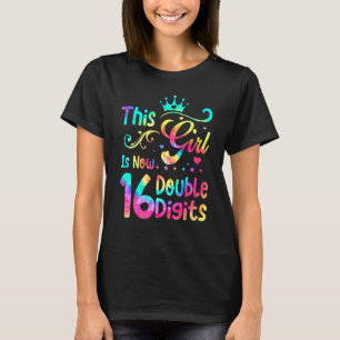 T-shirt 16ème anniversaire Cette fille est maintenant 16 c