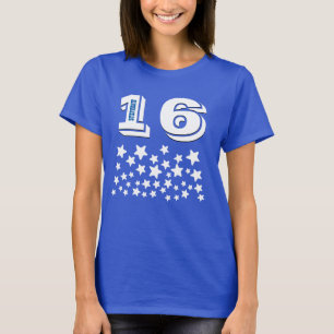 T-shirt 16ème Anniversaire ou TOUT éclat d'ANNÉE des