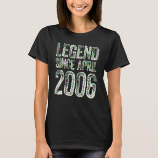T-shirt 16th Birthday March Born 16 Years Legend Since 20