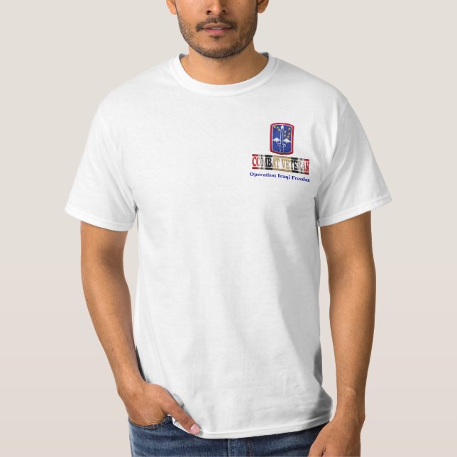 T-shirt 172nd Bde de Stryker. Chemise de vétéran de combat (Devant)
