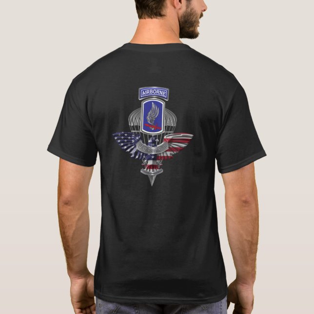 T-shirt 173e brigade aéroportée (Dos)