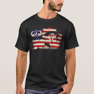 T-shirt 173e Brigade aéroportée, pavillon des États-Unis