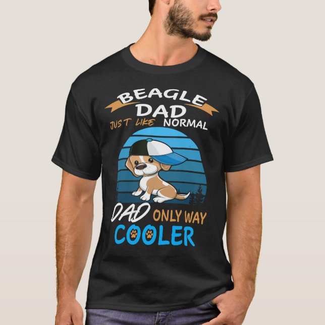 T-shirt 174 Papa Beagle papa Glacière (Devant)