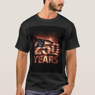 T-shirt « 1776-2026 Feu d'artifice de la Gloire »