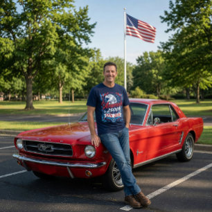 T-shirt 1776-2026 USA 250e anniversaire Vintage Patriotiqu