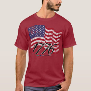 T-shirt 1776 a affligé le drapeau américain